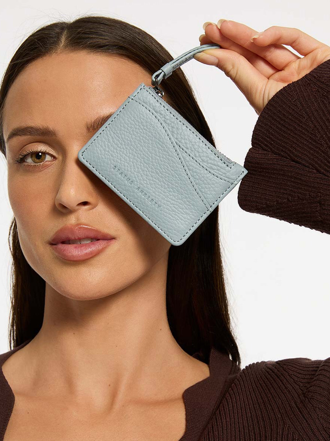 Status Anxiety - Hearts Still Beating Wallet - Powder Blue