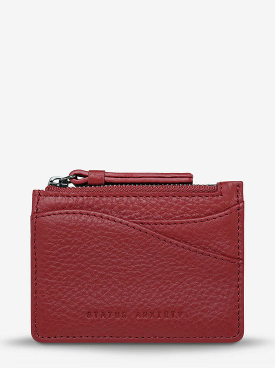Status Anxiety - Hearts Still Beating Wallet - Rouge