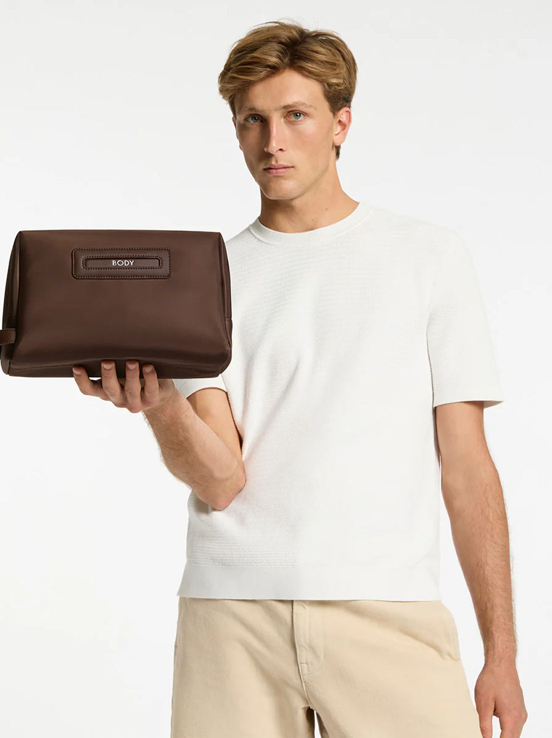 Status Anxiety - Hunter Recycled Toiletry Bag Large - Truffle
