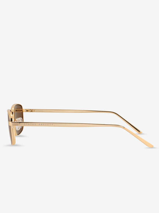 Status Anxiety - Hypnosis Sunglasses - Gold