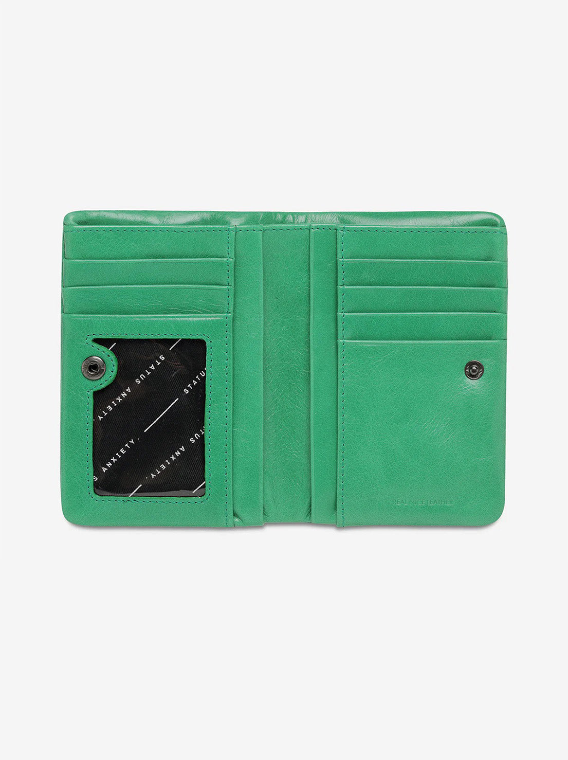 Status Anxiety - Is Now Better Wallet - Emerald