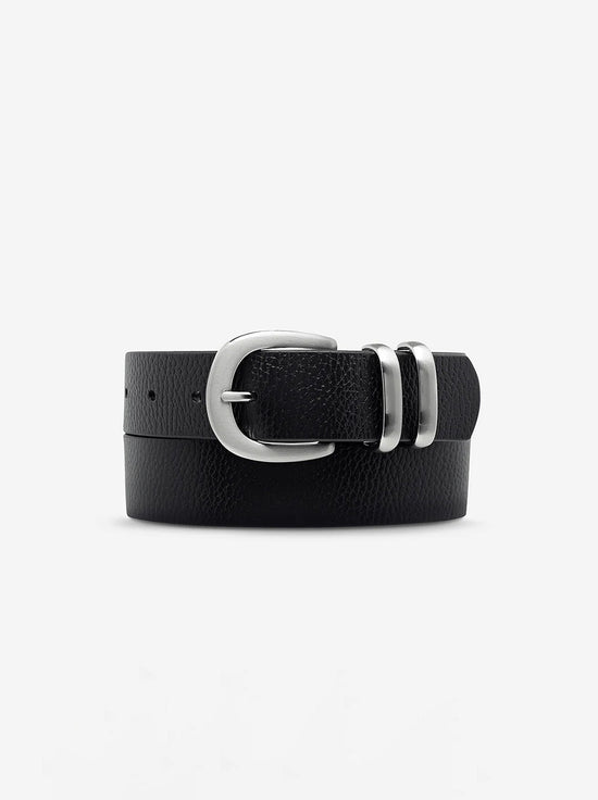 Status Anxiety - Let It Be Belt - Black/Silver