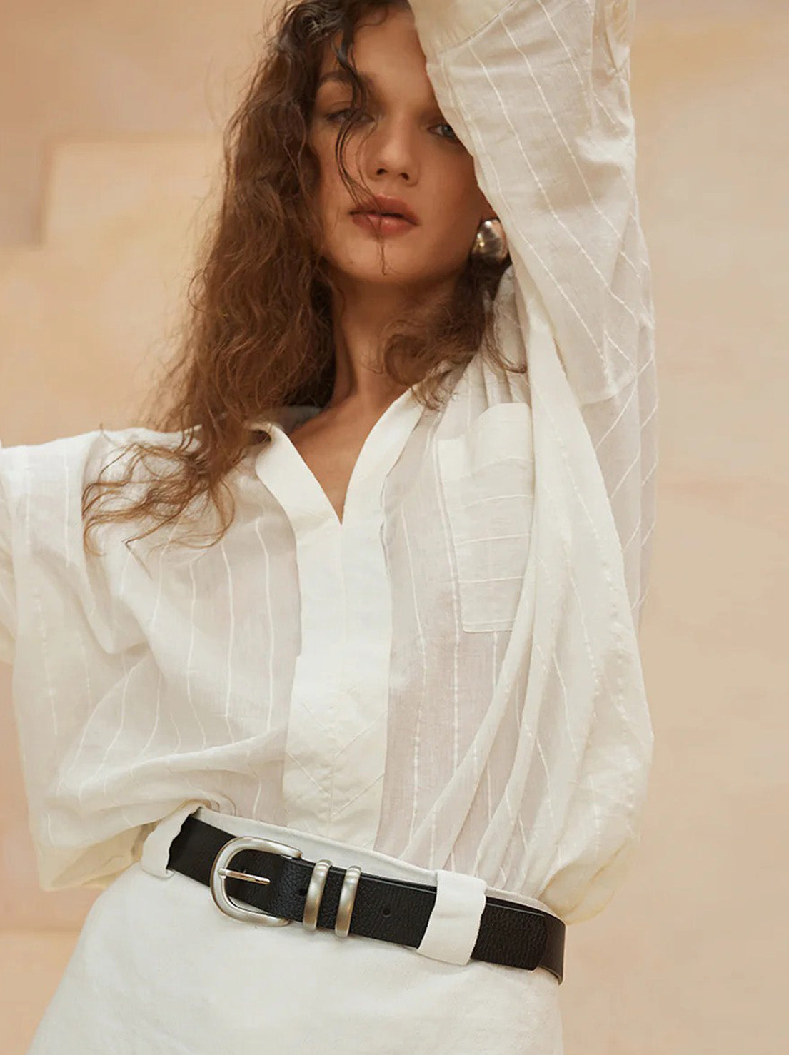 Status Anxiety - Let It Be Belt - Black/Silver