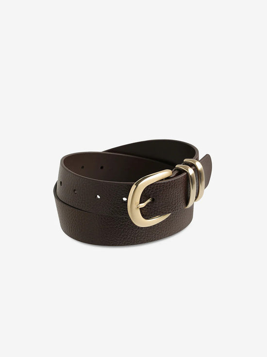 Status Anxiety - Let It Be Belt - Choc/Gold