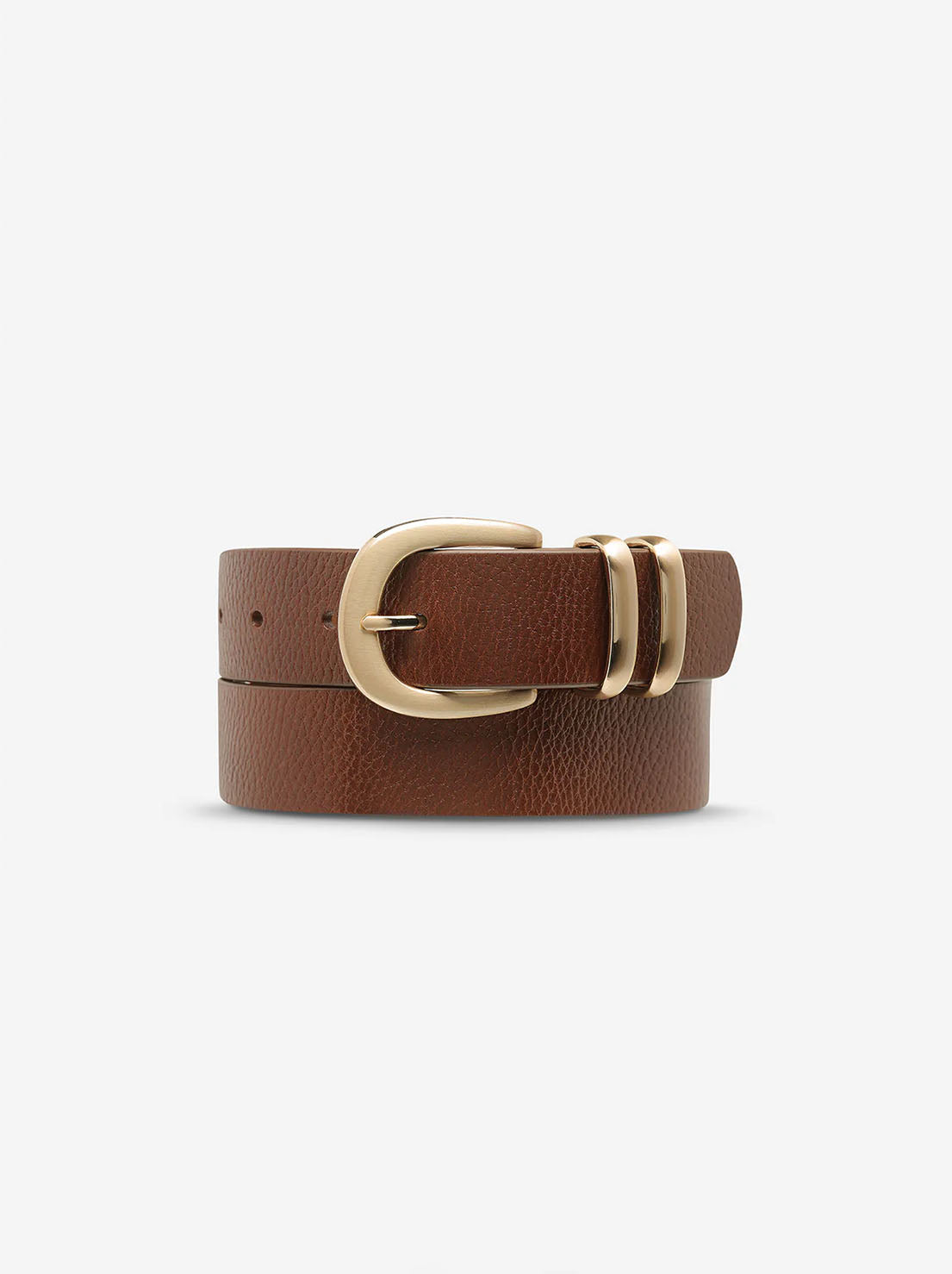 Status Anxiety - Let It Be Belt - Tan/Gold