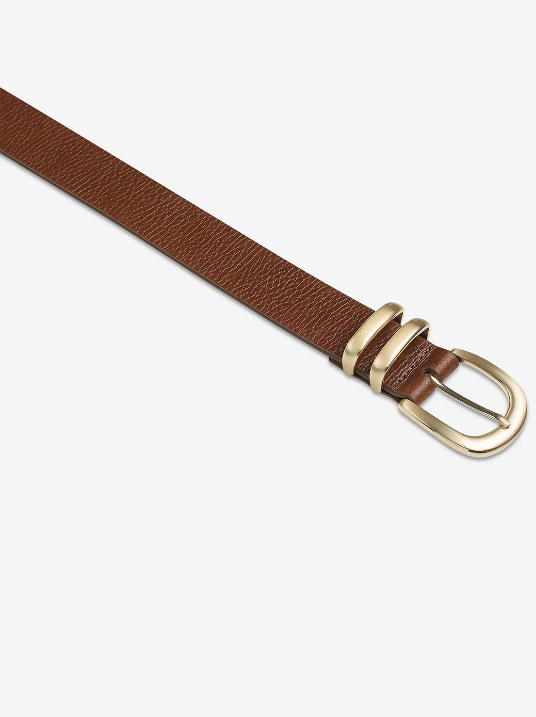 Status Anxiety - Let It Be Belt - Tan/Gold
