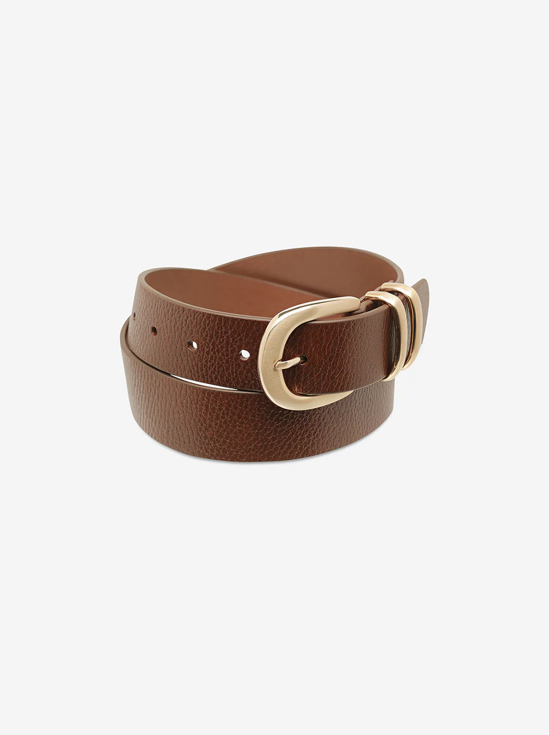 Status Anxiety - Let It Be Belt - Tan/Gold