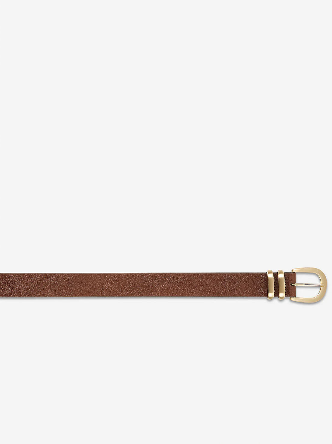 Status Anxiety - Let It Be Belt - Tan/Gold