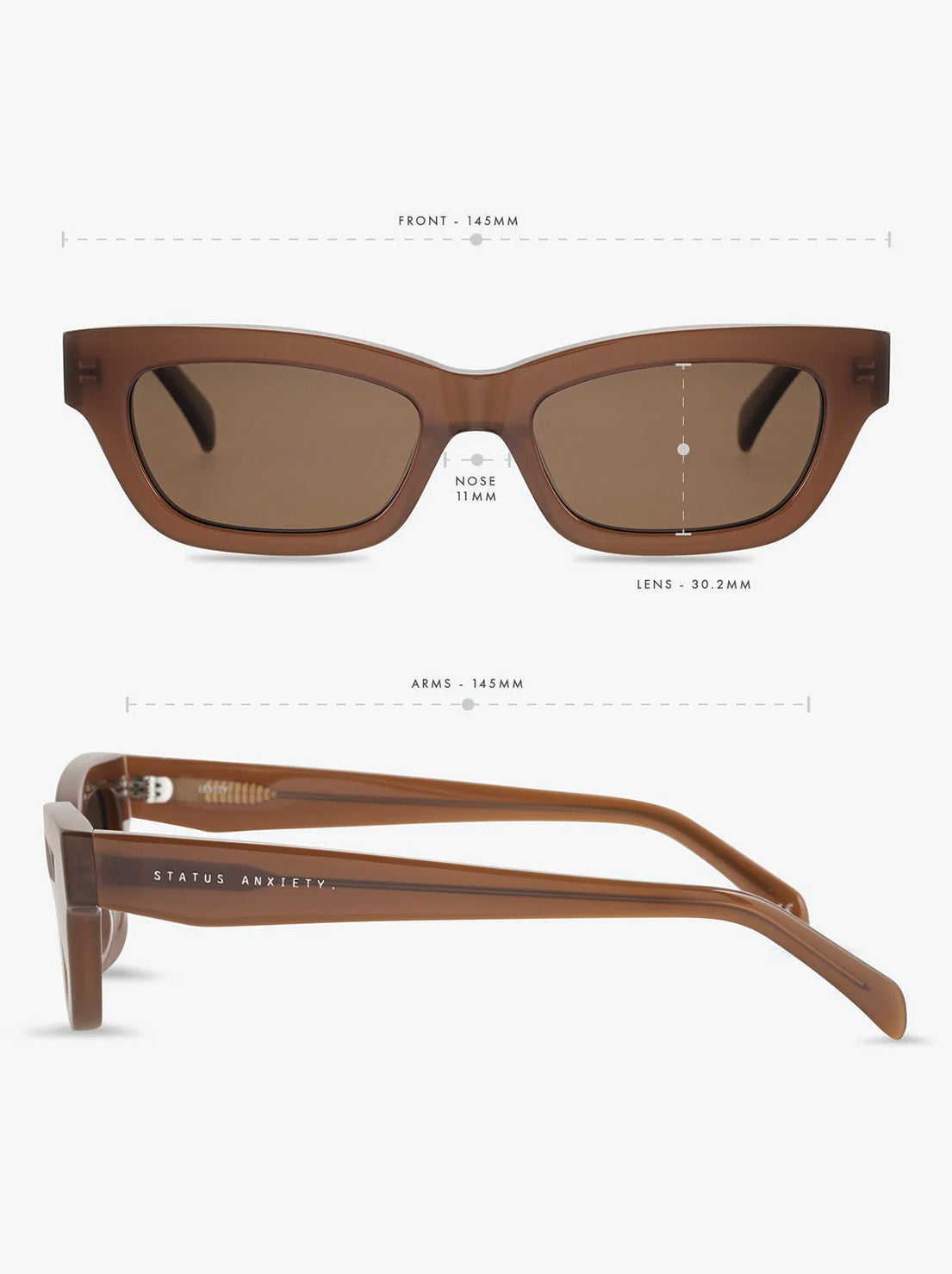 Status Anxiety - Levity Sunglasses - Brown