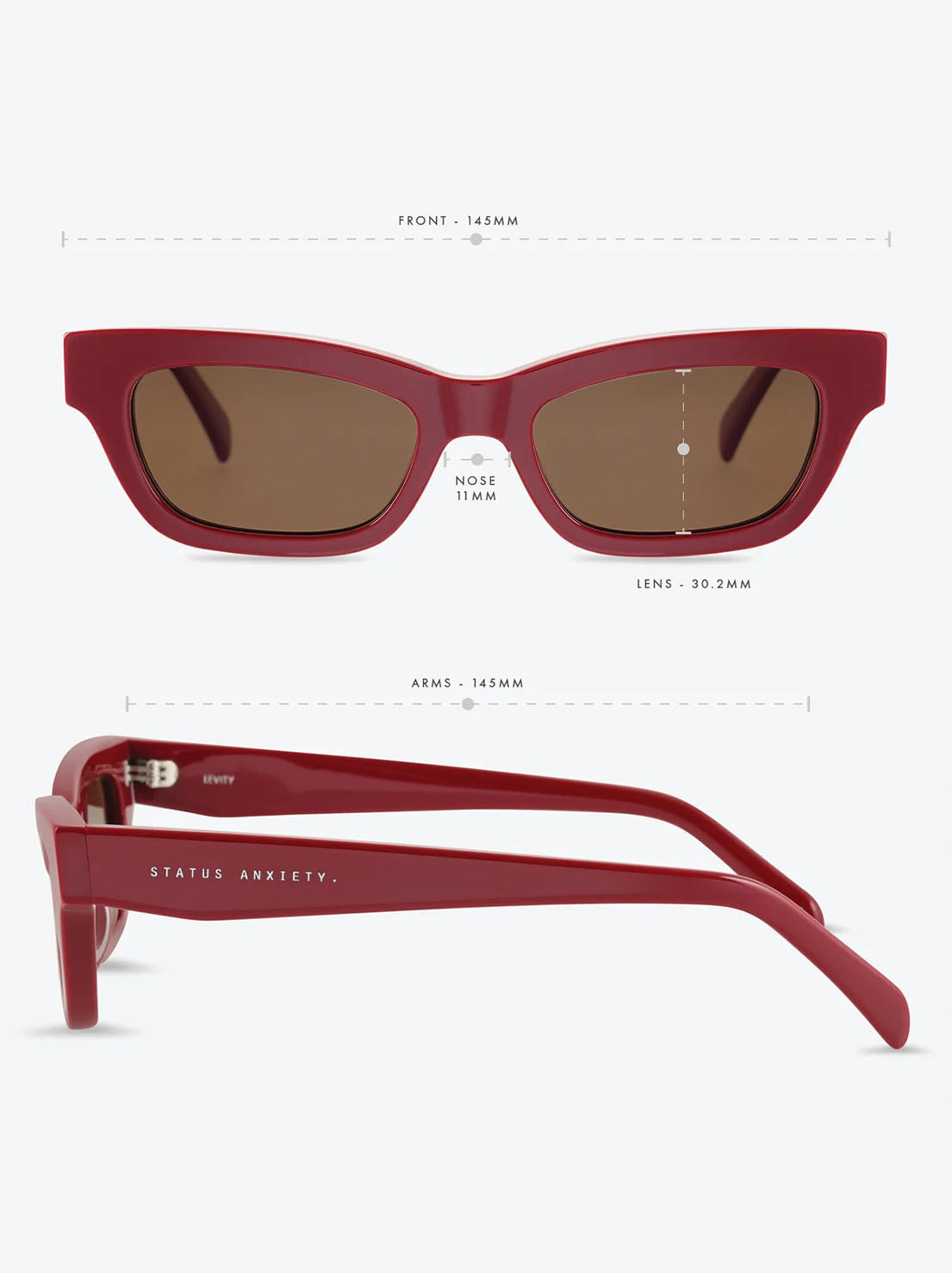 Status Anxiety - Levity Sunglasses - Cherry