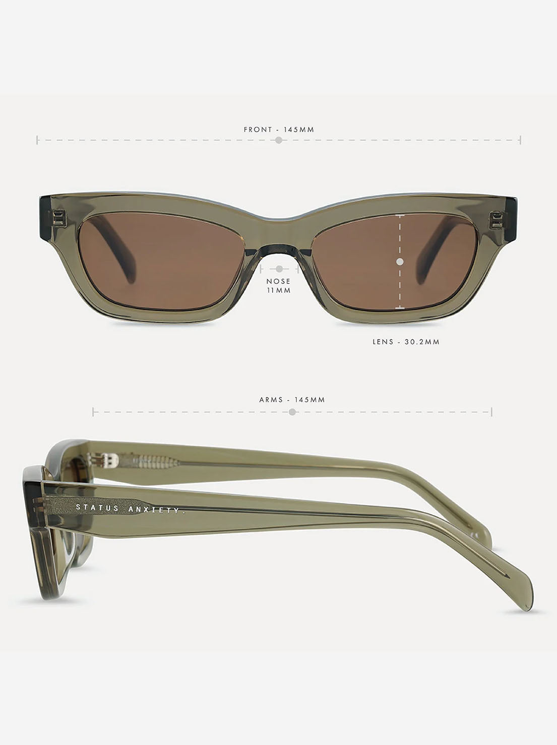 Status Anxiety - Levity Sunglasses - Moss