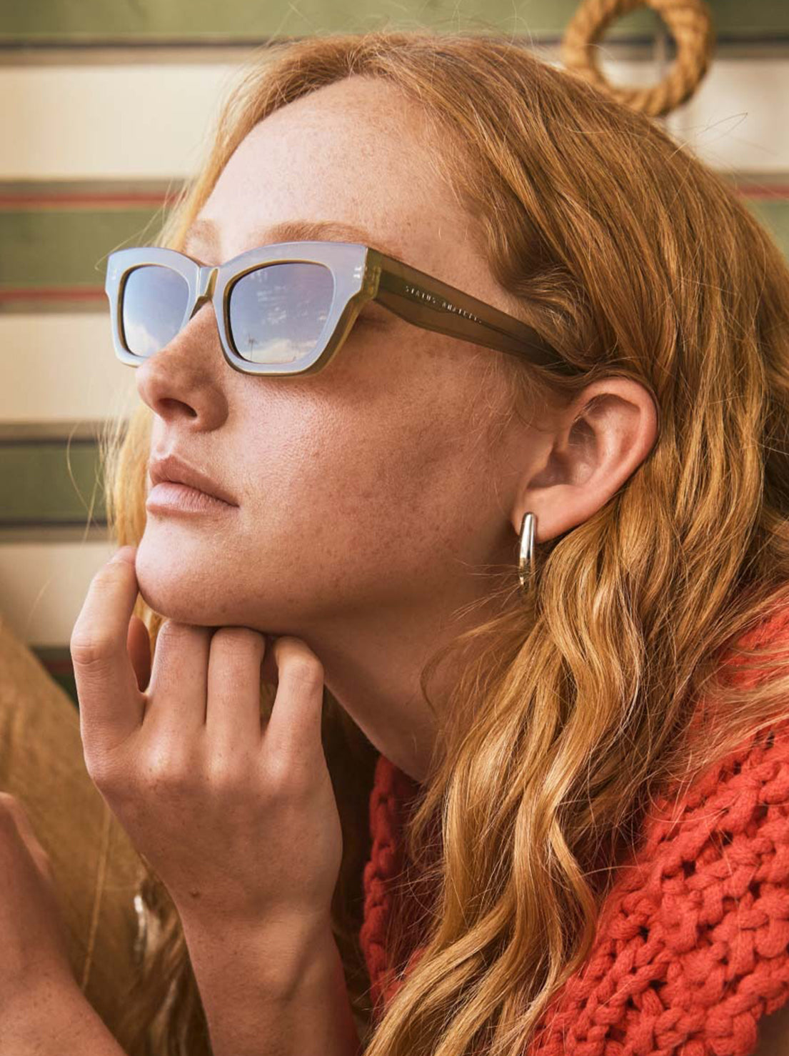 Status Anxiety - Levity Sunglasses - Pear
