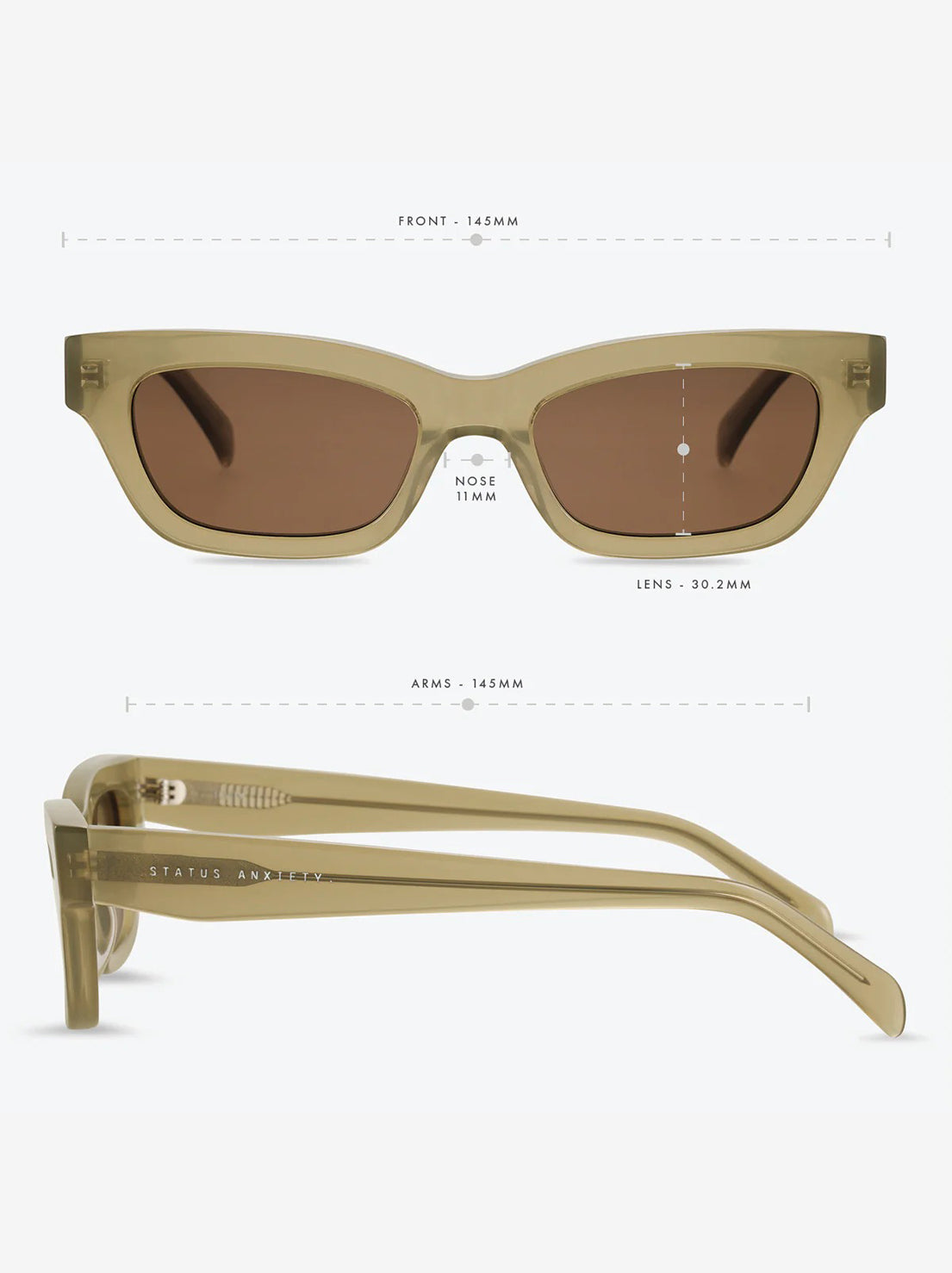 Status Anxiety - Levity Sunglasses - Pear