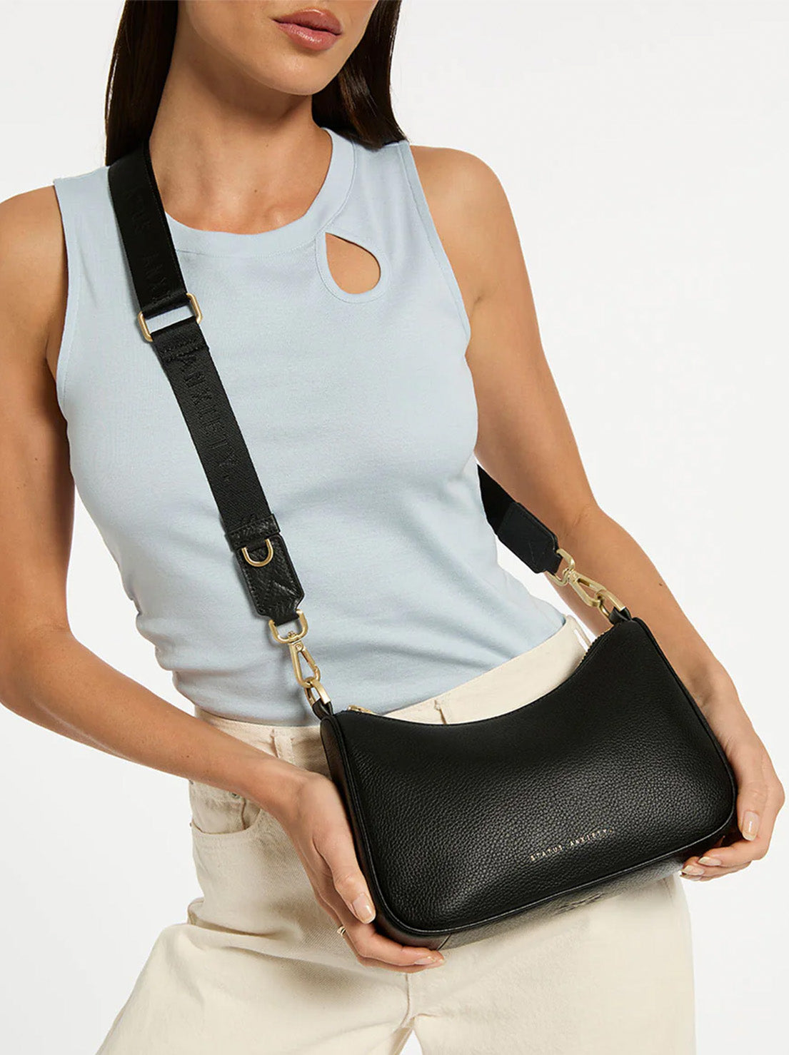 Status Anxiety - Look Both Ways Bag - Black/Brushed Gold