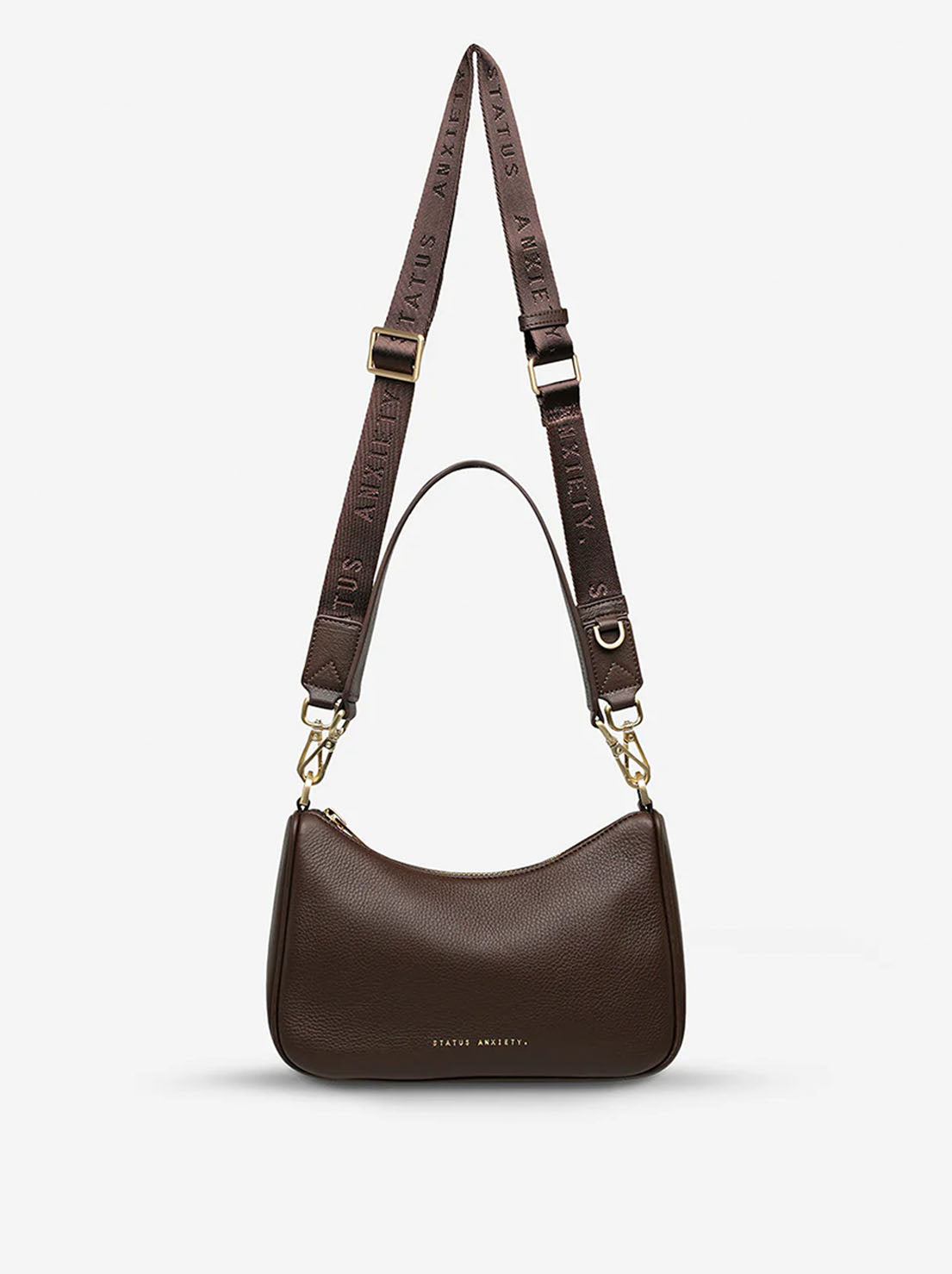 Status Anxiety - Look Both Ways Bag - Cocoa/Brushed Gold