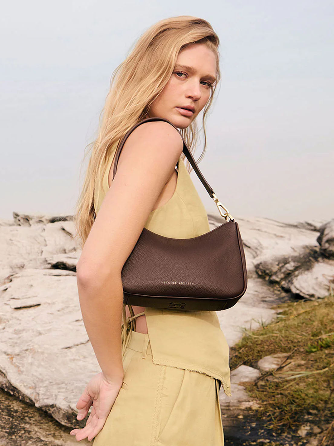 Status Anxiety - Look Both Ways Bag - Cocoa/Brushed Gold