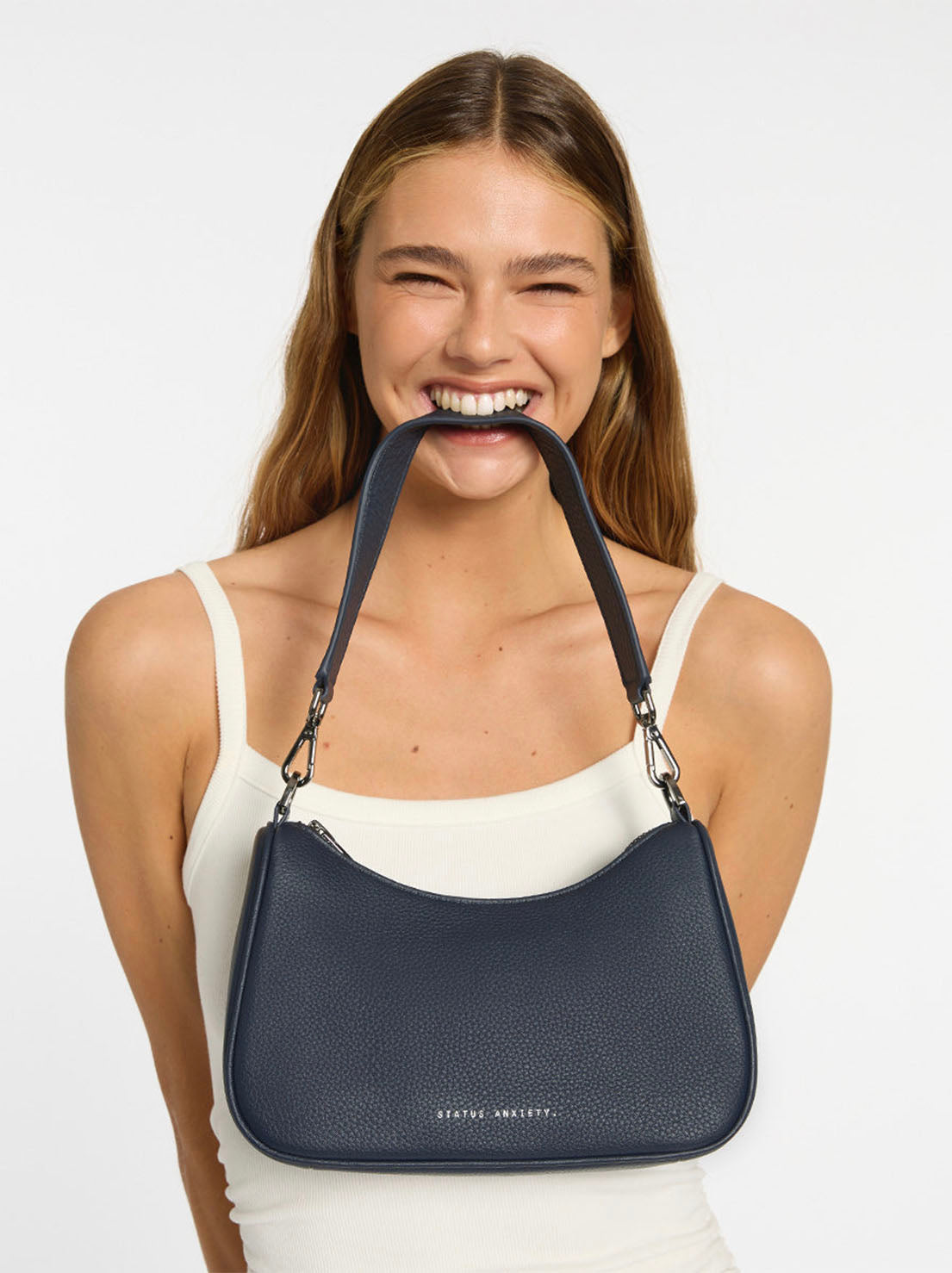 Status Anxiety - Look Both Ways Bag - Midnight Blue