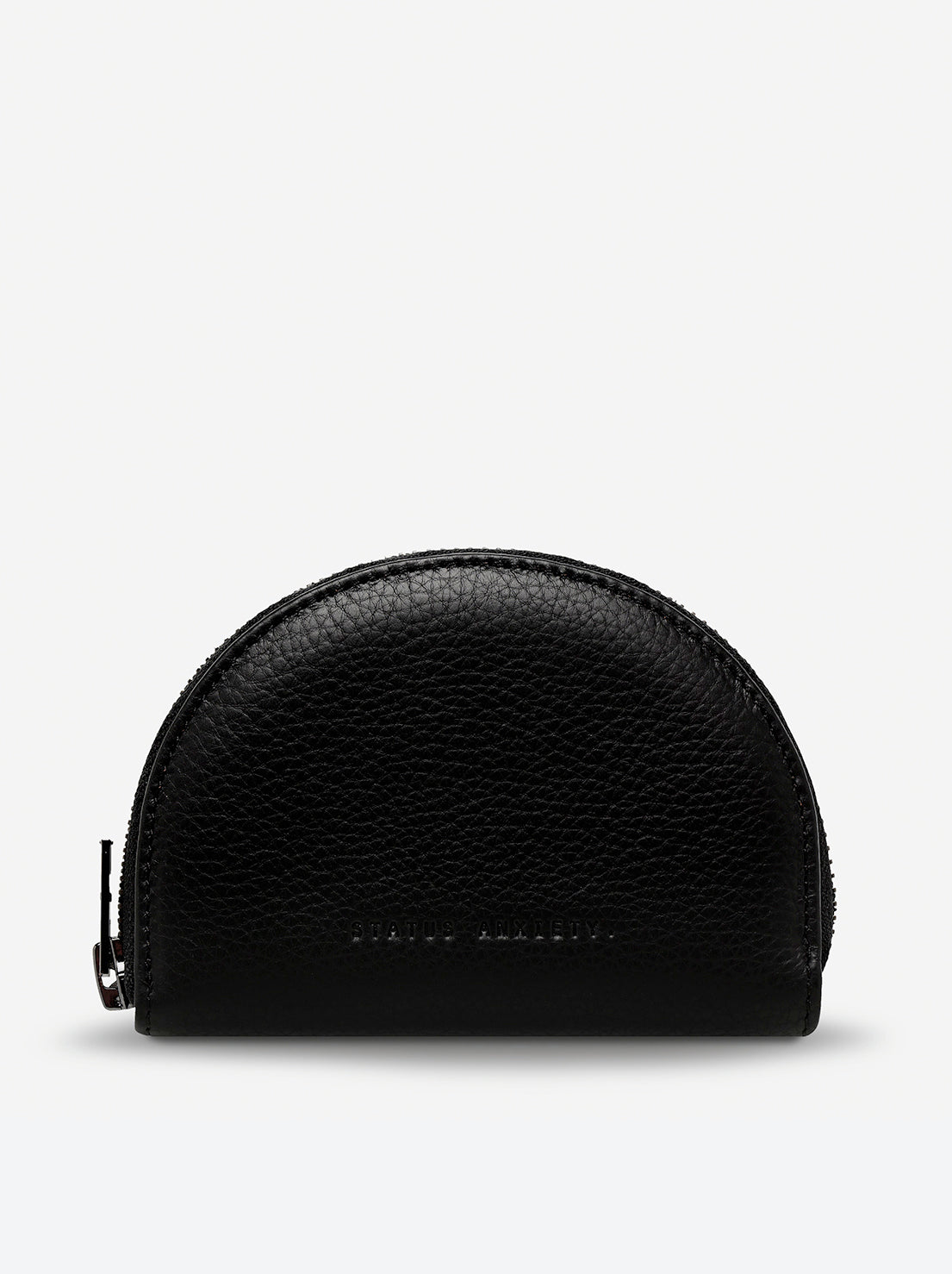 Left Behind Black Leather Pouch | Status Anxiety®