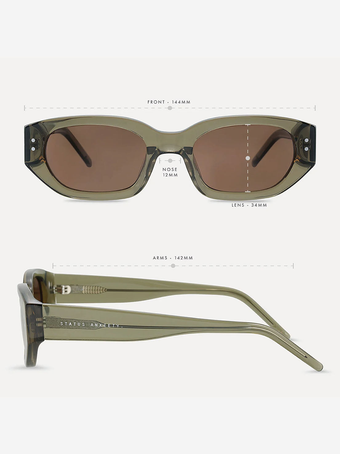 Status Anxiety - Luna Sunglasses - Moss