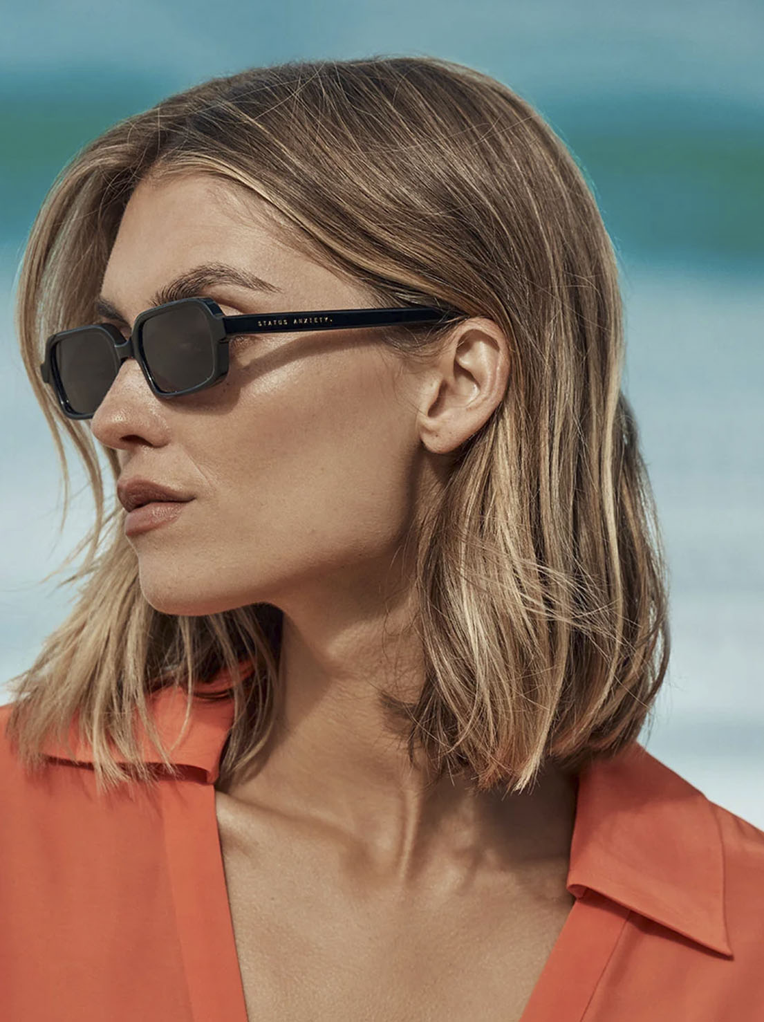 Status Anxiety - Nebula Sunglasses - Black/Gold