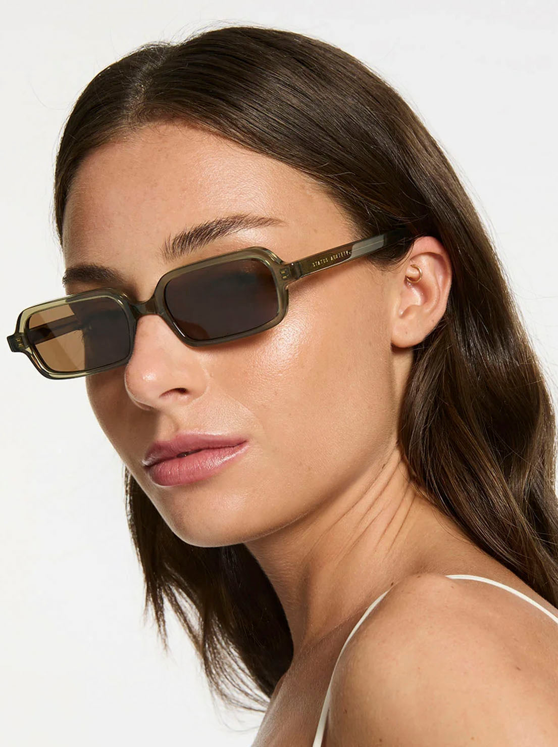 Status Anxiety - Nebula Sunglasses - Moss/Gold