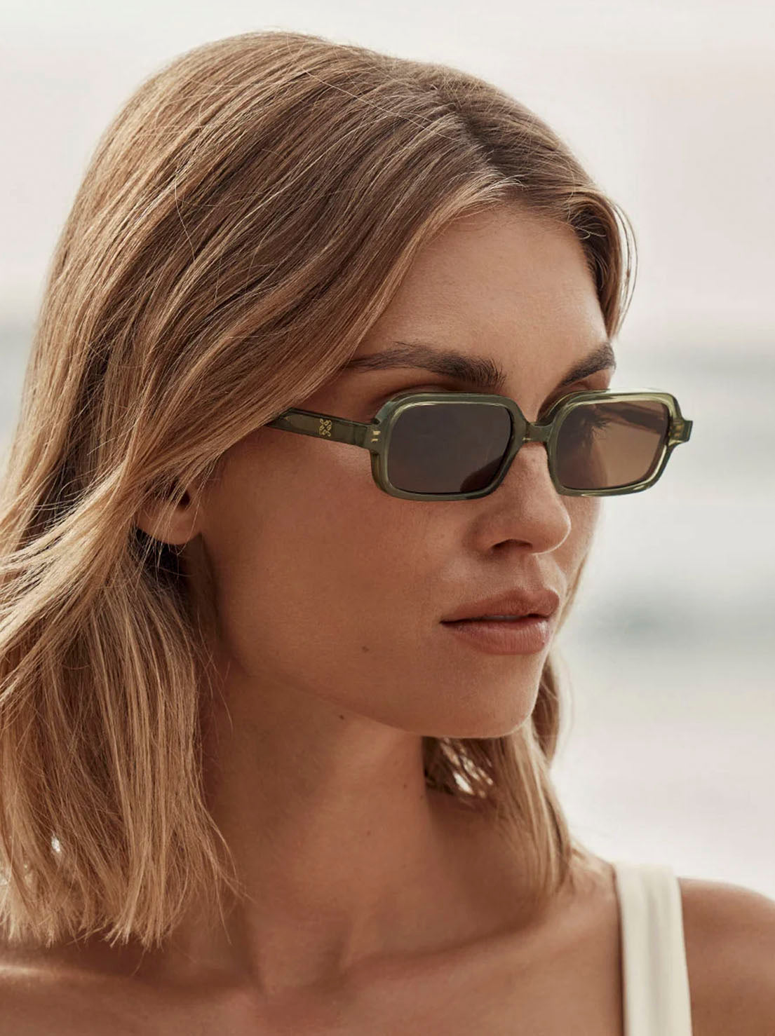 Status Anxiety - Nebula Sunglasses - Moss/Gold