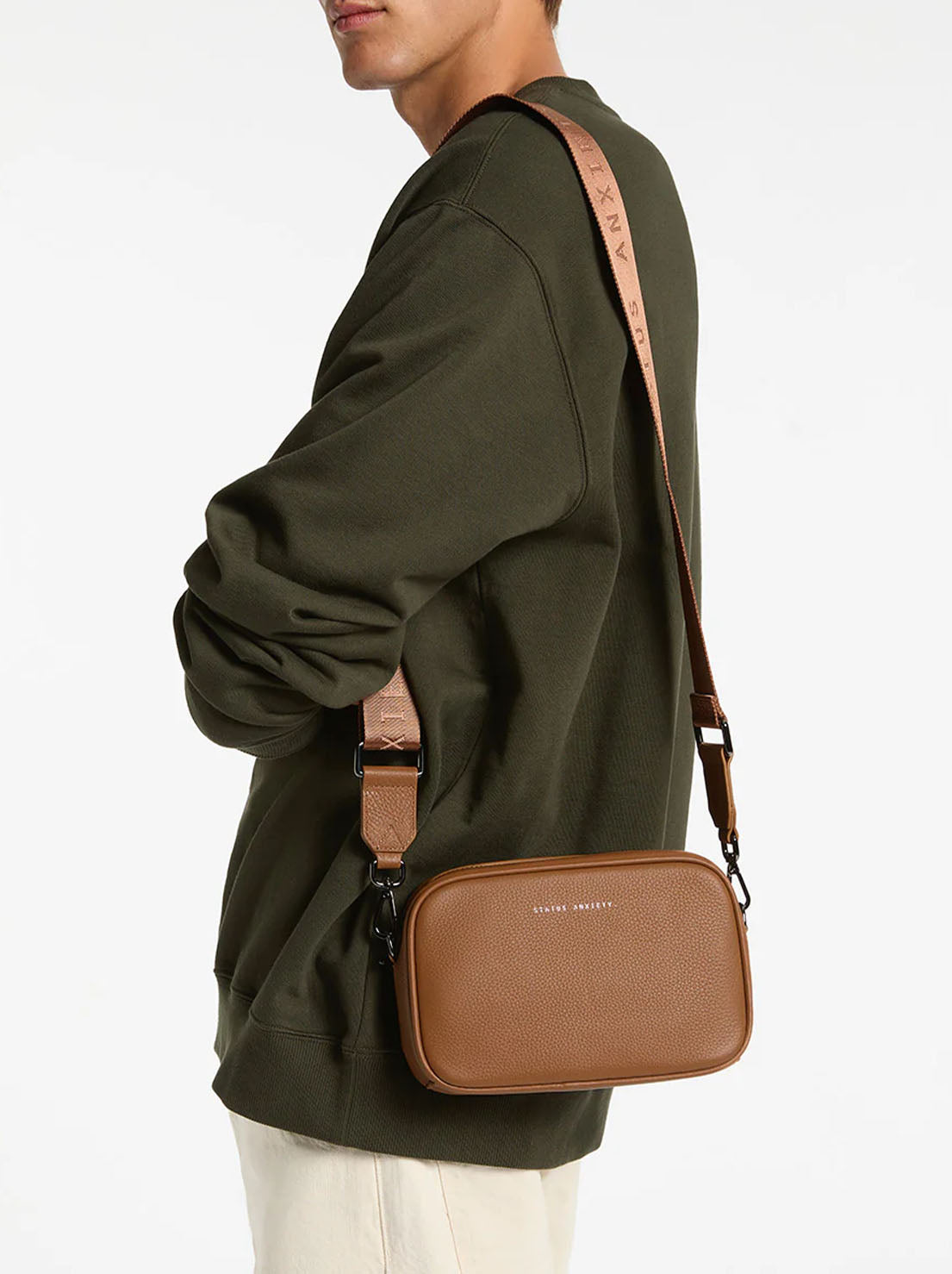 Status Anxiety - Plunder Bag With Dual Strap - Camel