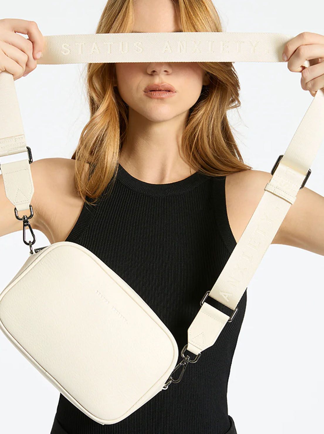 Status Anxiety - Plunder Bag With Dual Strap - Chalk