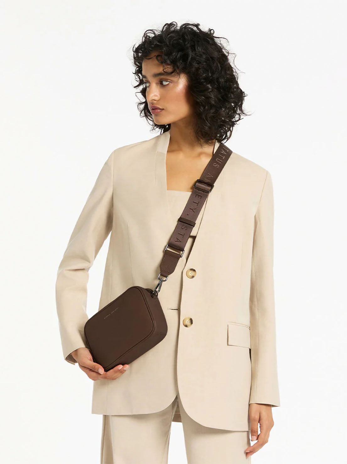 Status Anxiety - Plunder Bag With Dual Strap - Cocoa