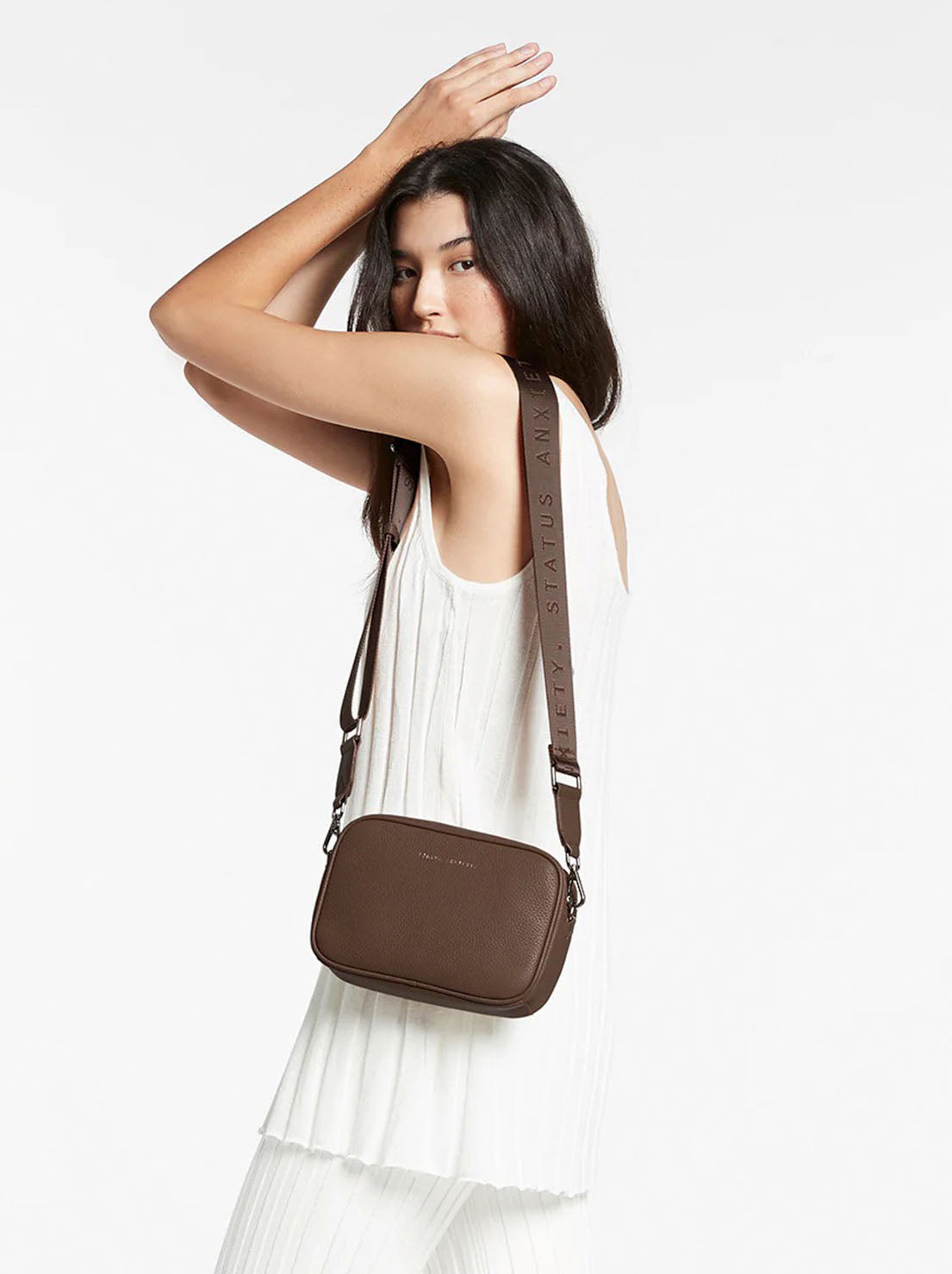 Status Anxiety - Plunder Bag With Dual Strap - Cocoa