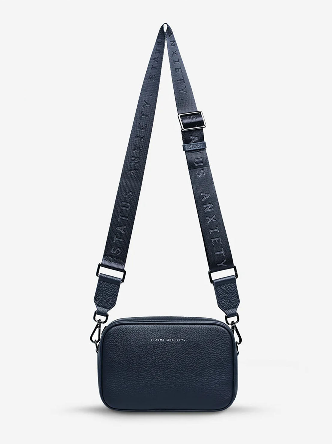 Status Anxiety - Plunder Bag With Dual Strap - Midnight Blue