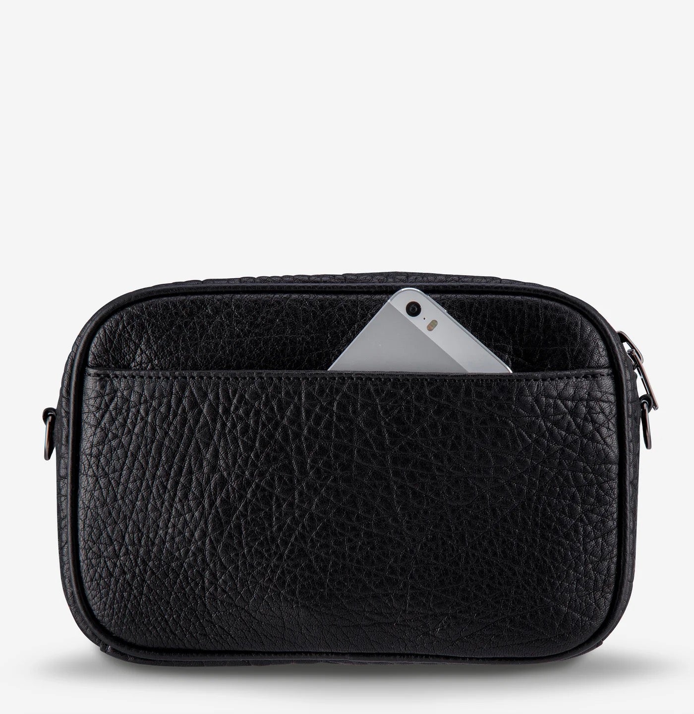 Status Anxiety - Plunder Bag With Webbed Strap - Black Bubble