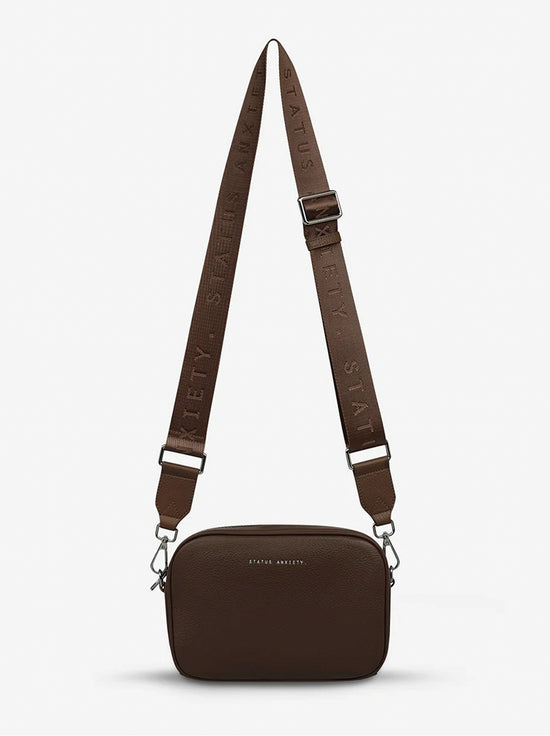 Status Anxiety - Plunder Bag With Webbed Strap - Cocoa