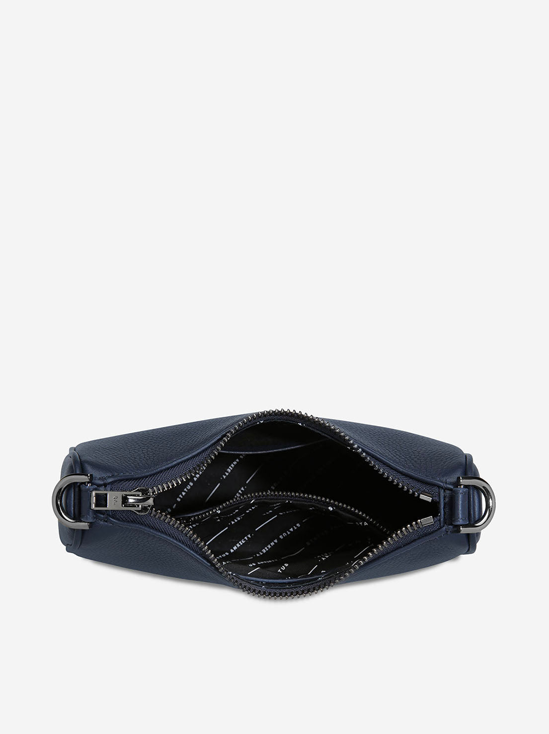 Status Anxiety - Plunder Bag With Webbed Strap - Midnight Blue
