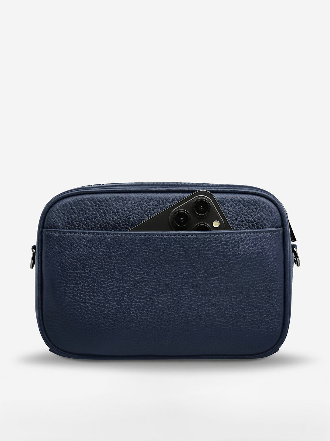 Status Anxiety - Plunder Bag With Webbed Strap - Midnight Blue