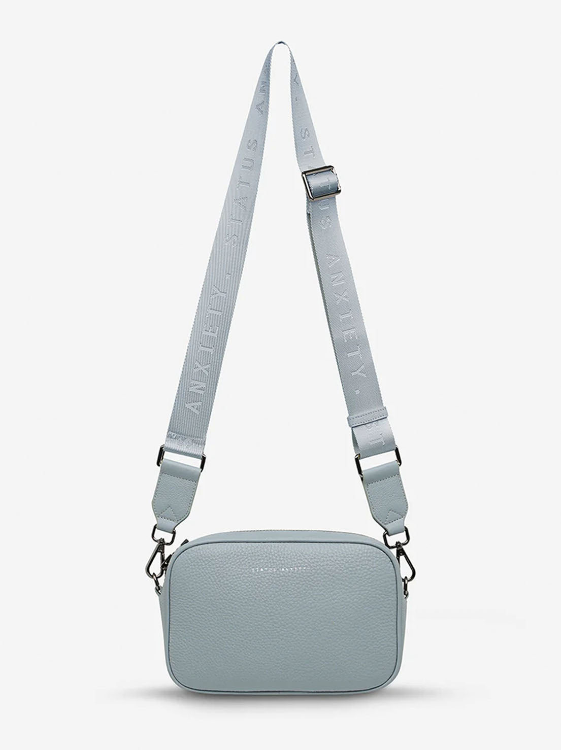 Status Anxiety - Plunder Bag With Webbed Strap - Powder Blue