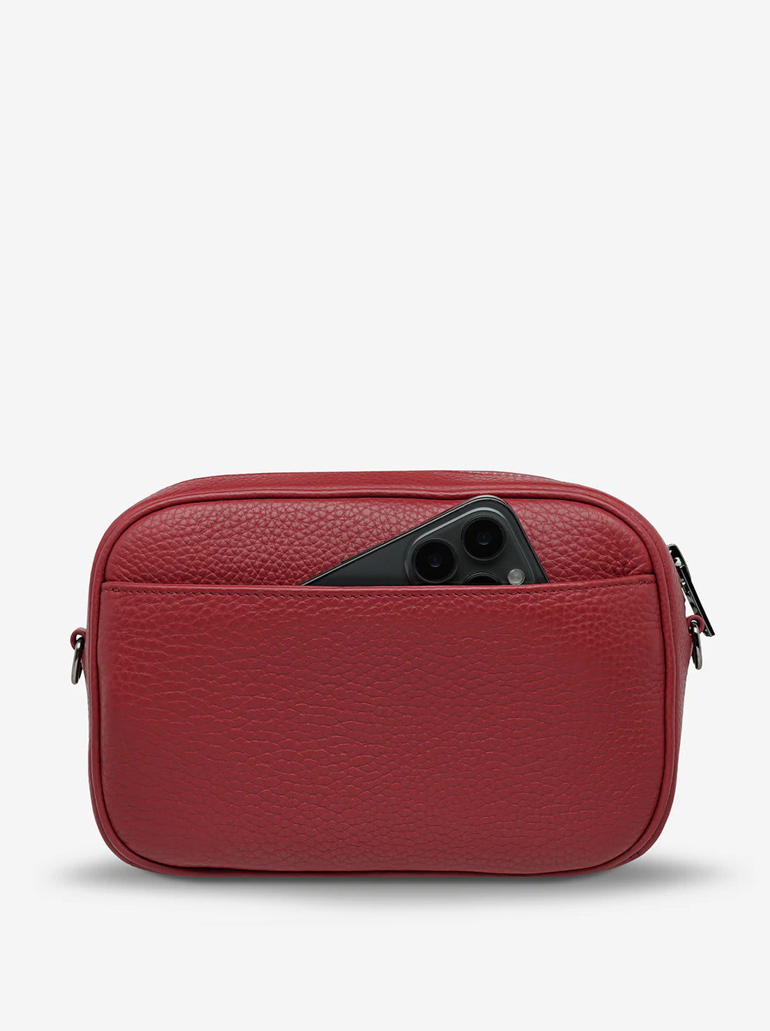 Status Anxiety - Plunder Bag With Webbed Strap - Rouge