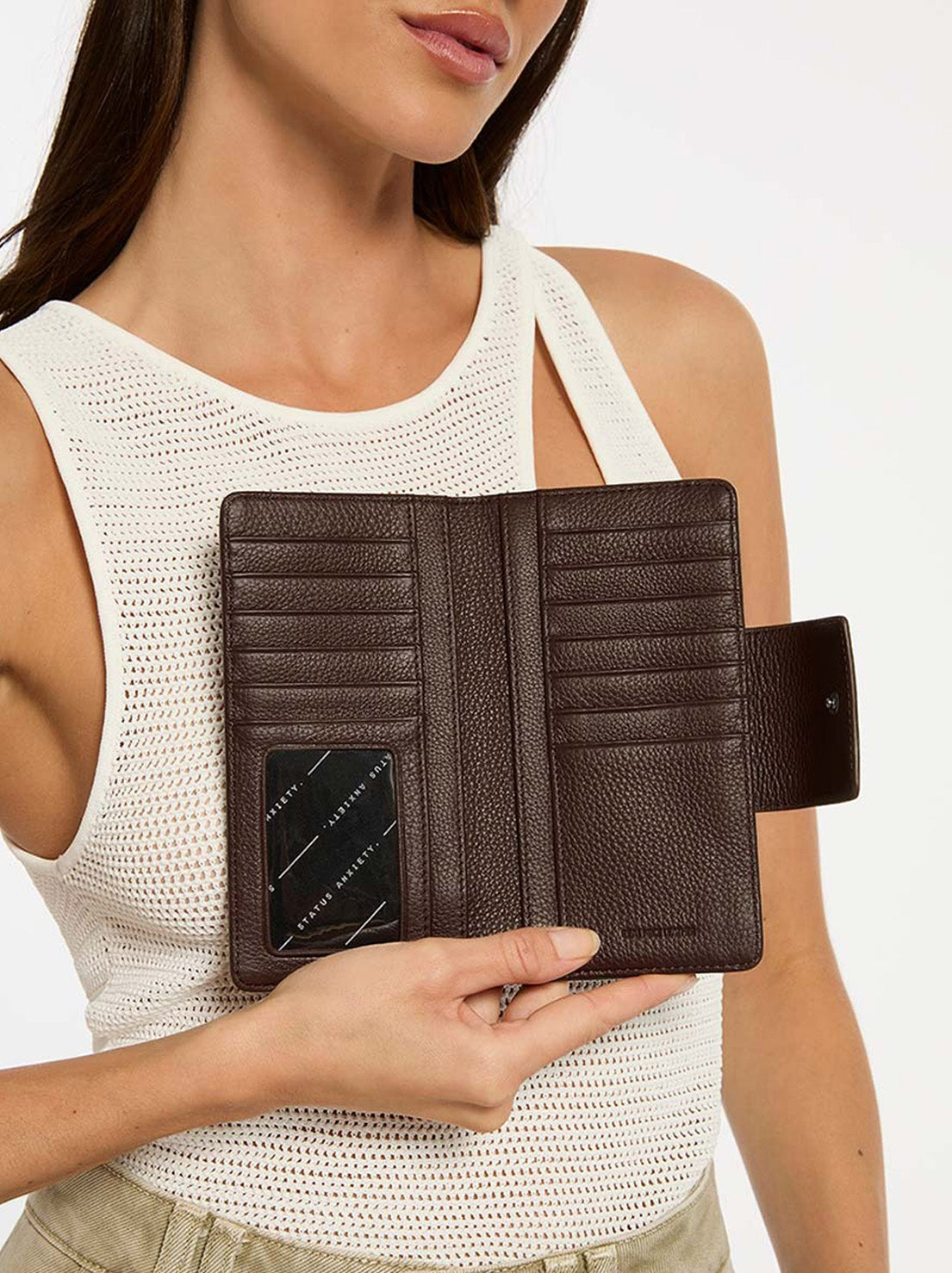 Status Anxiety - Ruins Wallet - Cocoa