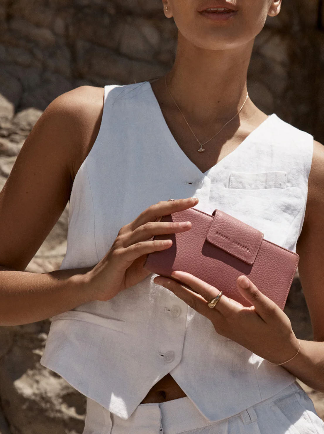 Status Anxiety - Ruins Wallet - Dusty Rose