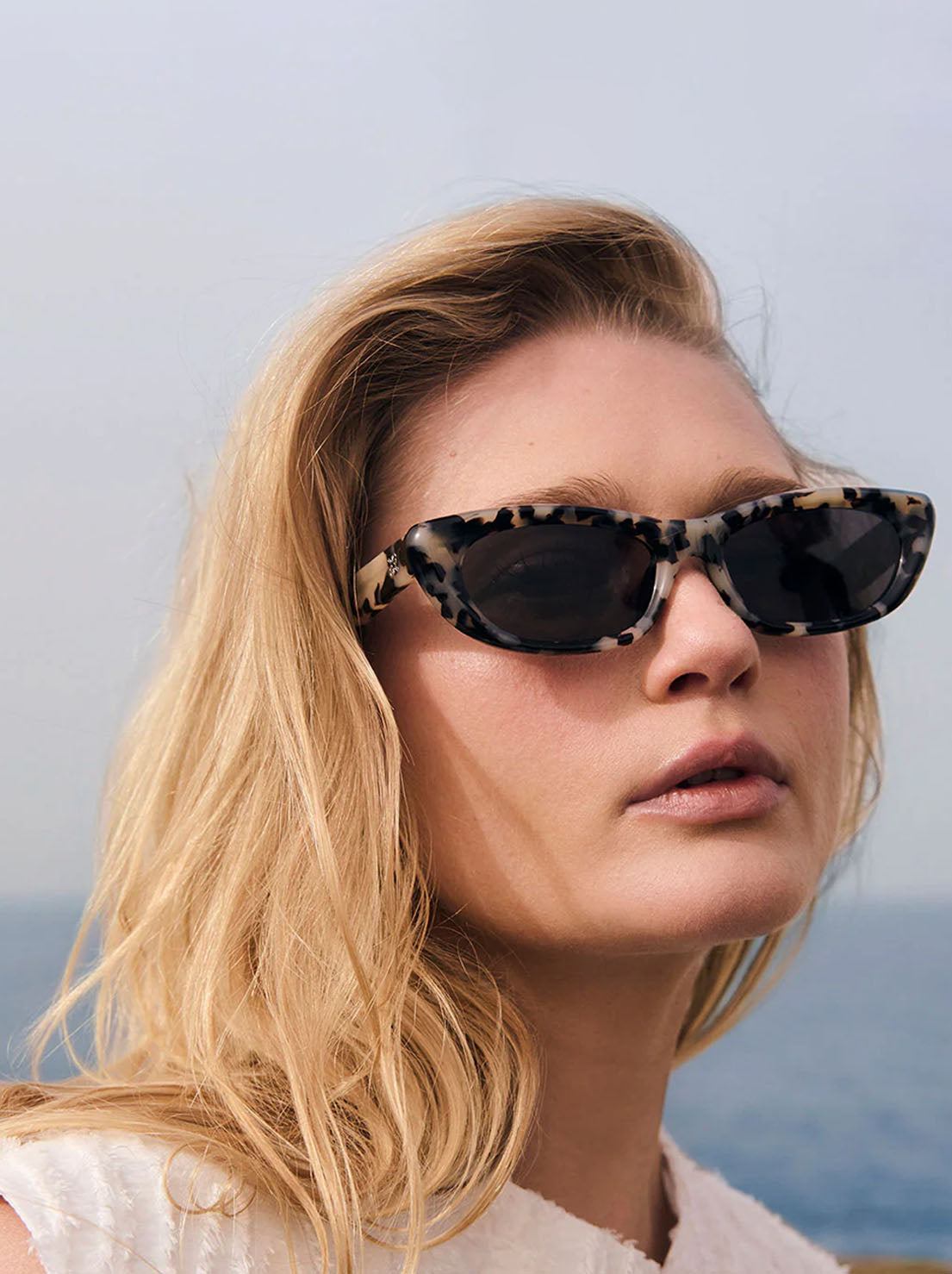 Status Anxiety - Sidelines Sunglasses - White Tort