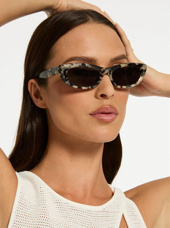 Status Anxiety - Sidelines Sunglasses - White Tort