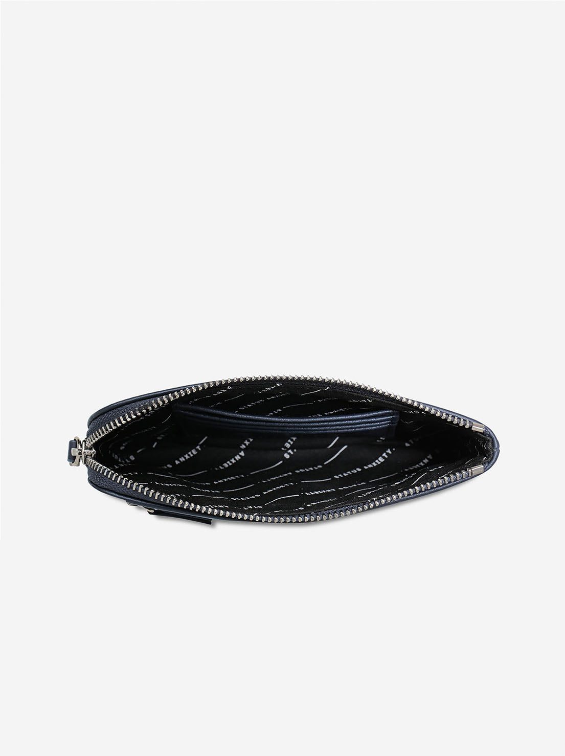 Status Anxiety - Smoke And Mirrors Wallet - Midnight Blue