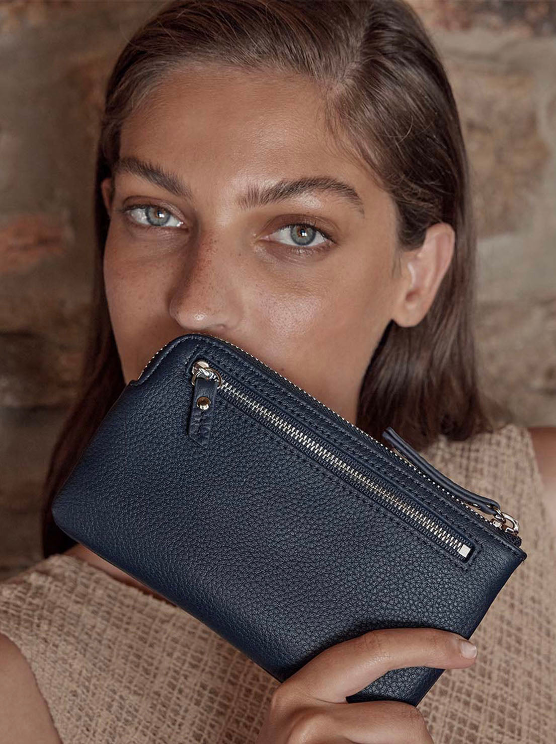 Status Anxiety - Smoke And Mirrors Wallet - Midnight Blue