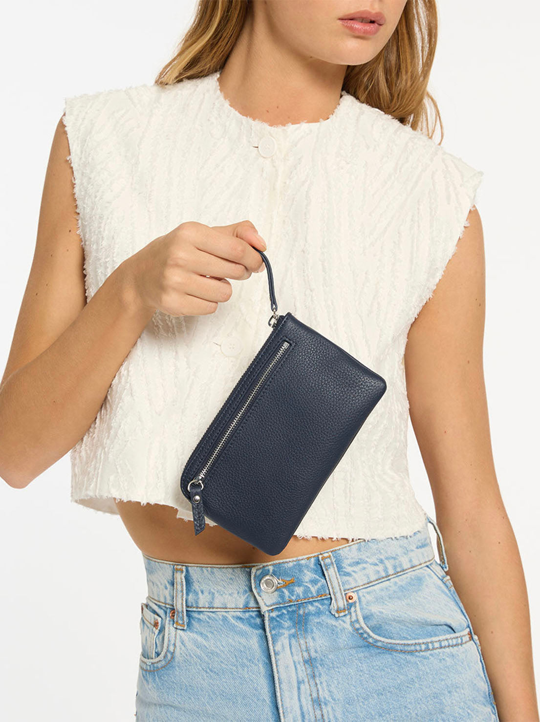 Status Anxiety - Smoke And Mirrors Wallet - Midnight Blue