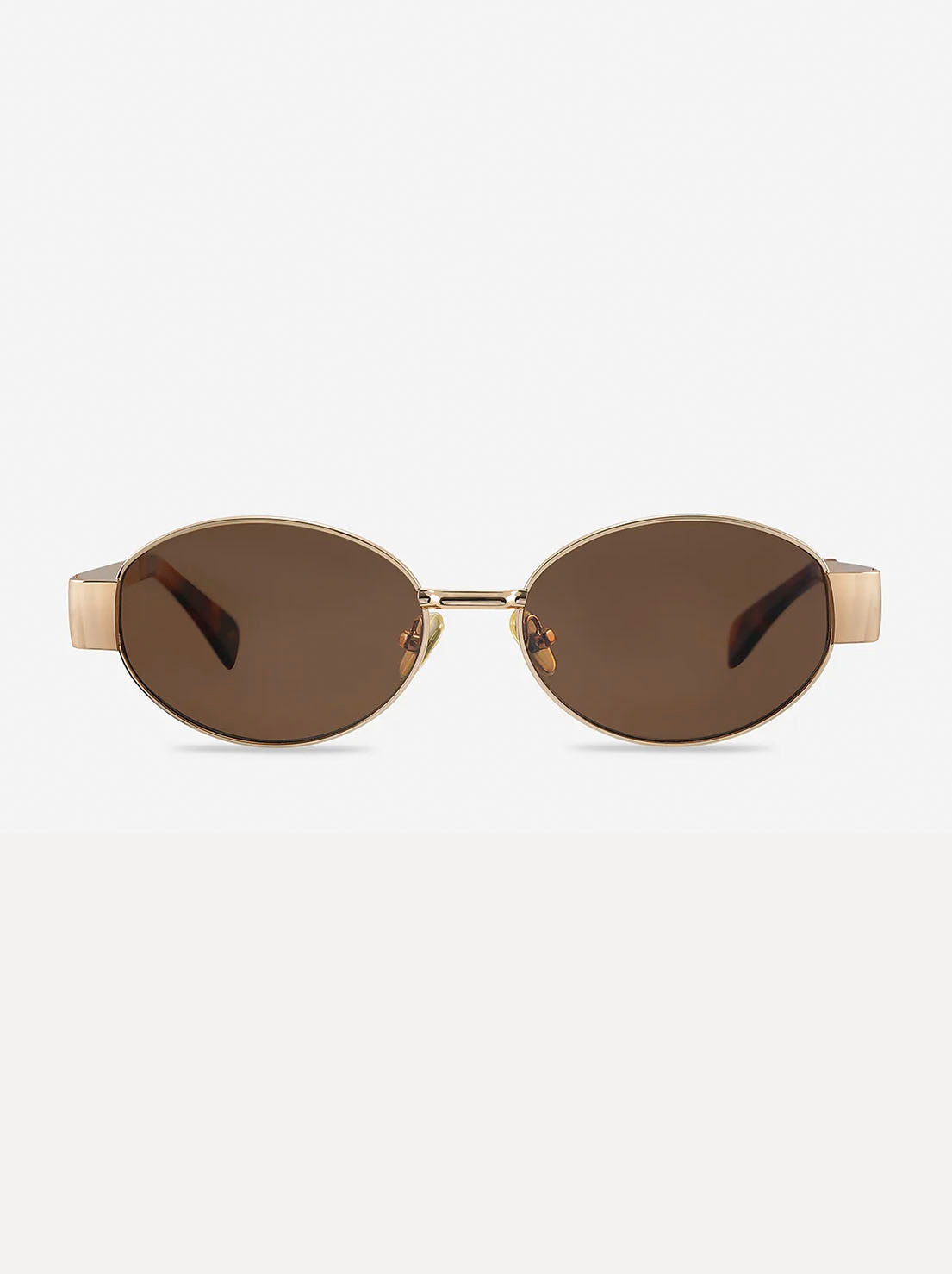 Status Anxiety - Spherical Sunglasses - Gold