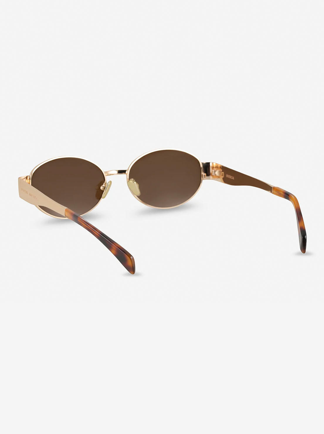 Status Anxiety - Spherical Sunglasses - Gold