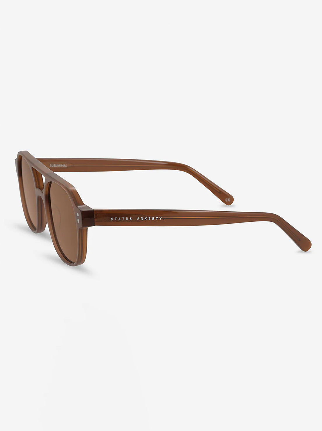 Status Anxiety - Subliminal Sunglasses - Brown