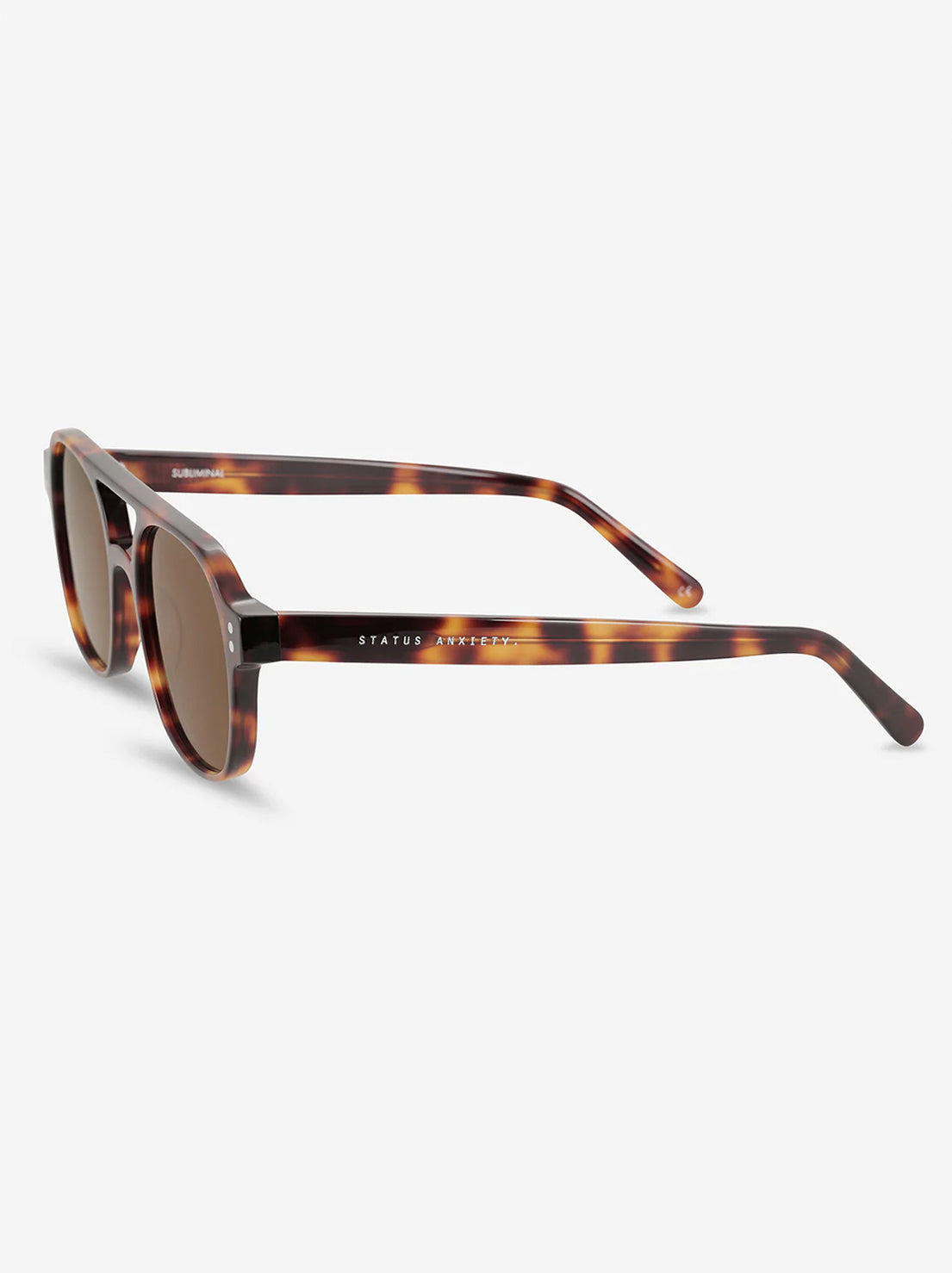 Status Anxiety - Subliminal Sunglasses - Brown Tort