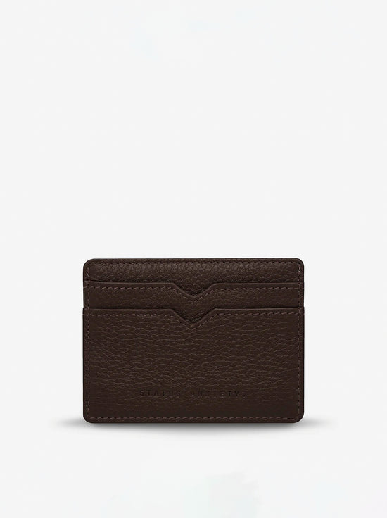 Status Anxiety - Together For Now Wallet - Cocoa