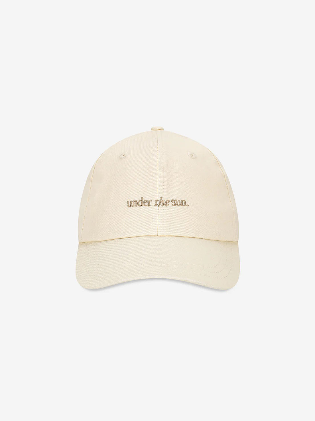 Status Anxiety - Under The Sun Logo Hat - Cream